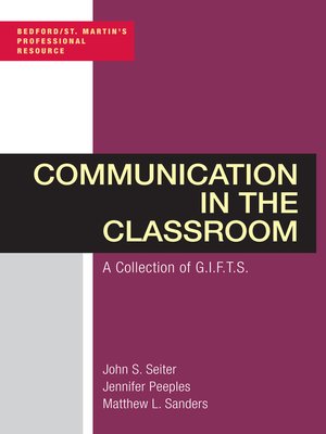 cover image of Communication in the Classroom: A Collection of GIFTS